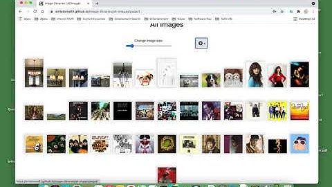 Image Libraries demo (made in Angular)