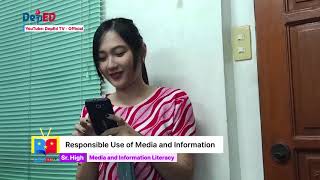 SHS MIL Q1 Ep 3 Responsible Use of Media and Information