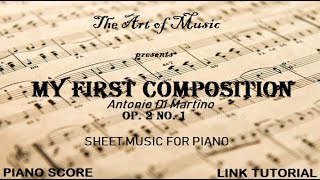 MY FIRST PIANO COMPOSITION!