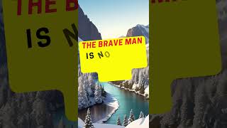🤔 #interestingfacts ?  Brave people don't stop hearing fear... #facts #motivation #motivationfacts