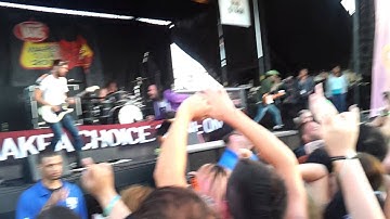 The Used Vans warped tour 2012 San Francisco,CA "A Box full of sharp objects"