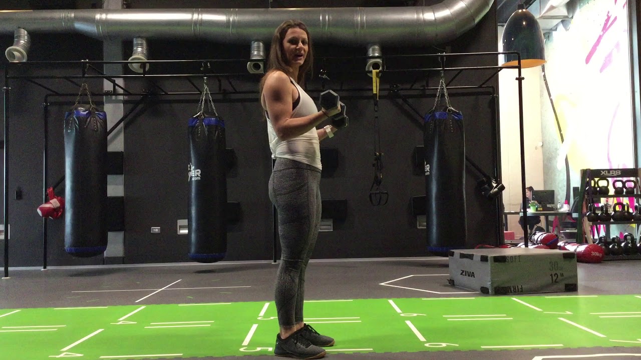 DB bicep curl pulses - YouTube
