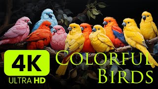Amazing Colorful Birds 4K | Scenic Relaxation Film #nature #explore #治癒 #治癒音樂 #放鬆 #放鬆視頻 #birds