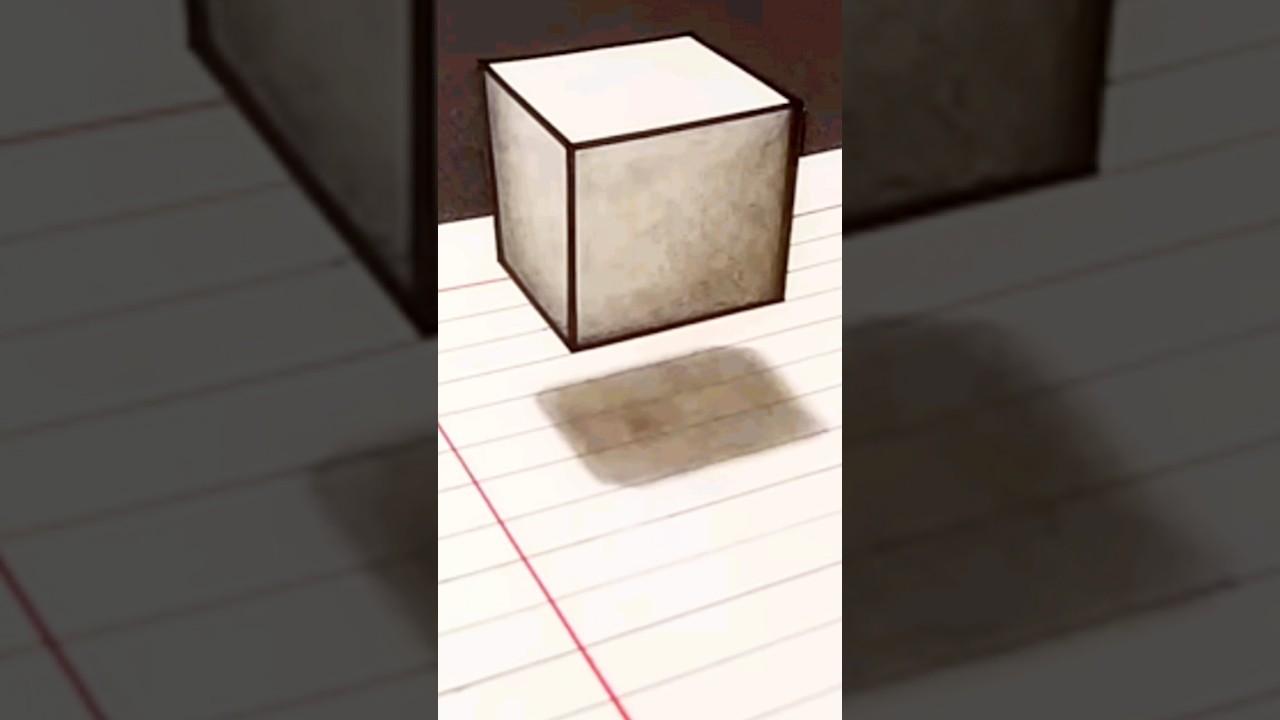 Floating box drawing|| Magic box tutorial|| 3d illusion drawing|| 