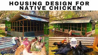 Housing design for native chicken
