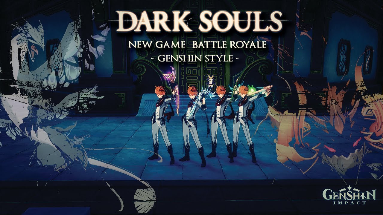 Childe Mains Play Battle Royale ! NEW GAME MODE [Dark Souls Genshin] Boss Rush | Genshin impact
