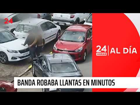 Lo Prado: Gang that stole tires in minutes using specialized tools arrested