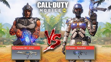 *NEW* CALL OF DUTY MOBILE - Mythic PEACEKEEPER MK2 "Artifact" VS. Mythic FENNEC "Ascended" Season 13