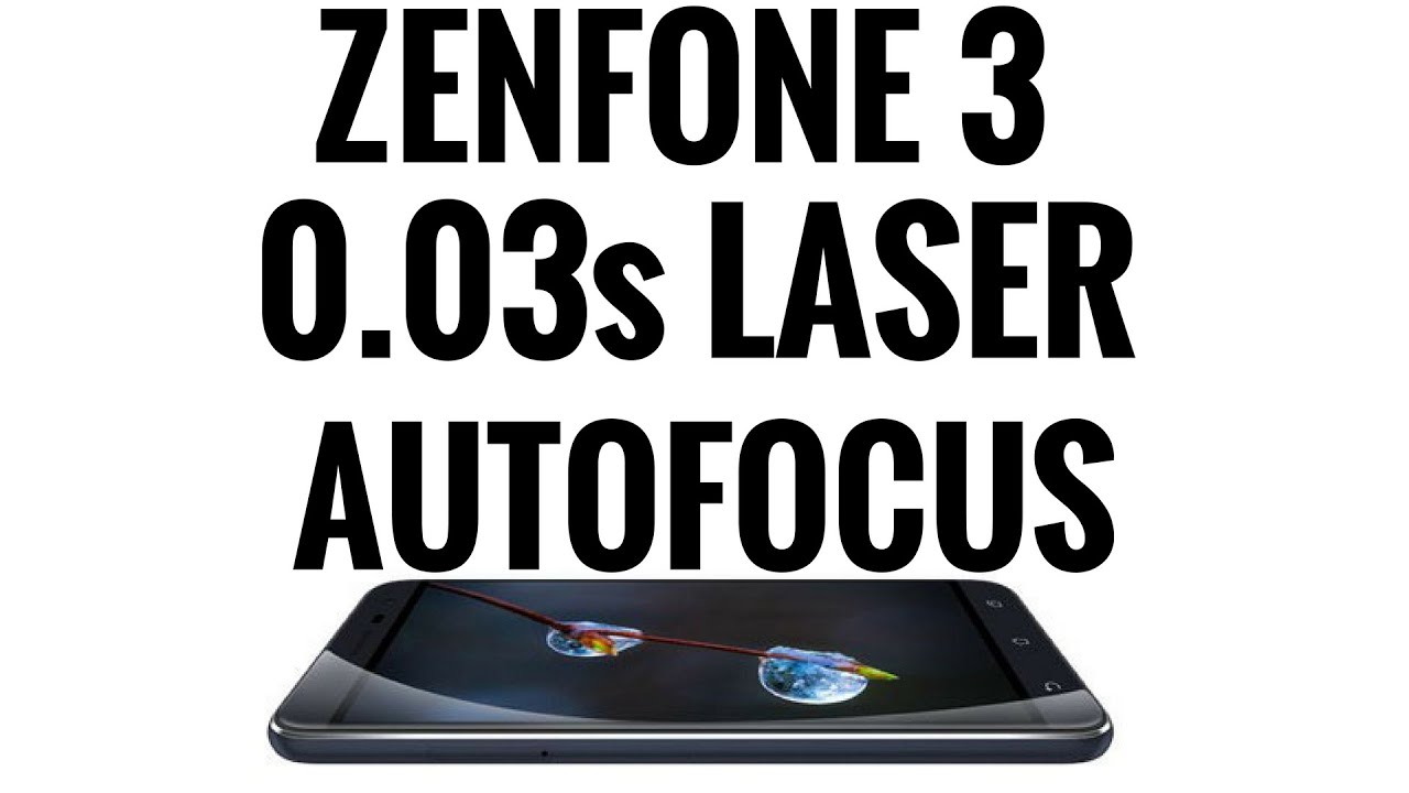 Demo of ASUS ZenFone 3 Laser's insanely fast laser autofocus