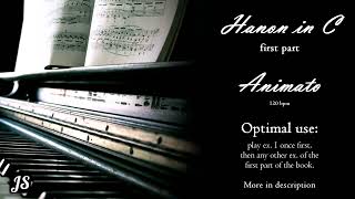 Animato - Backing track for Piano Hanon exercises (part one)