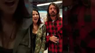 MB! Dave Grohl Walk With Her At AC/DC Washington DC Concert - Dave Grohl Of Foo Fighters And Nirvana