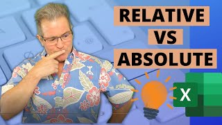 Excel Quick Tip: RELATIVE v. ABSOLUTE references in Excel 🔓🔒
