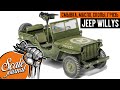 Везеринг сборной модели Jeep Willys - смывка, масло, сколы, грязь