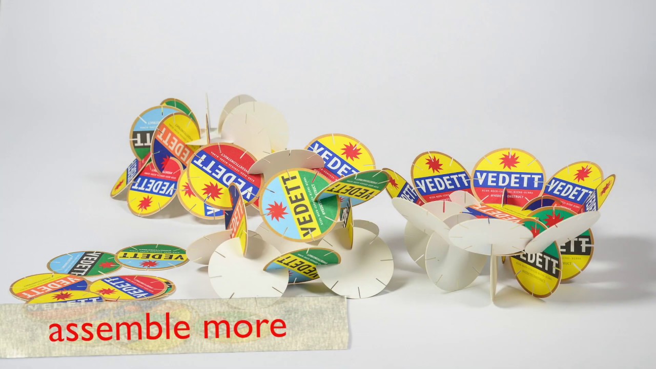 Vedett Beer Coasters - How to built a car