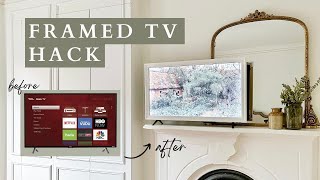 DIY Art Frame TV  |  Emma Courtney Home