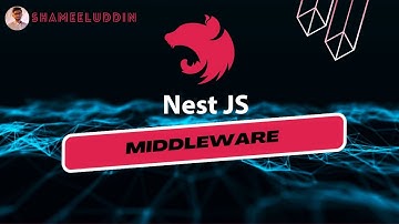 NestJS Tutorial #19  | Middleware
