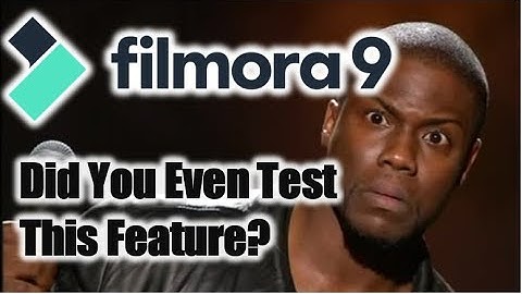 Filmora 9 | ERROR | Speed and Duration