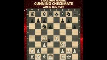 God Level | Italian Game | Cunning Checkmate | Chess Openings | Chess Tricks #chess