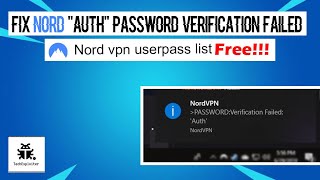 How to fix Nordvpn "Auth" Password verification failed | TechExploiter
