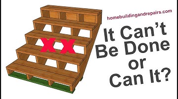 How To Build Stairs Without Using Center Stringers - Engineering And Design Tips