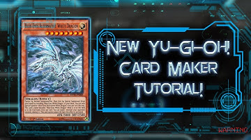New Yu-Gi-Oh! Custom Card Maker RELEASED - 2021 Tutorial