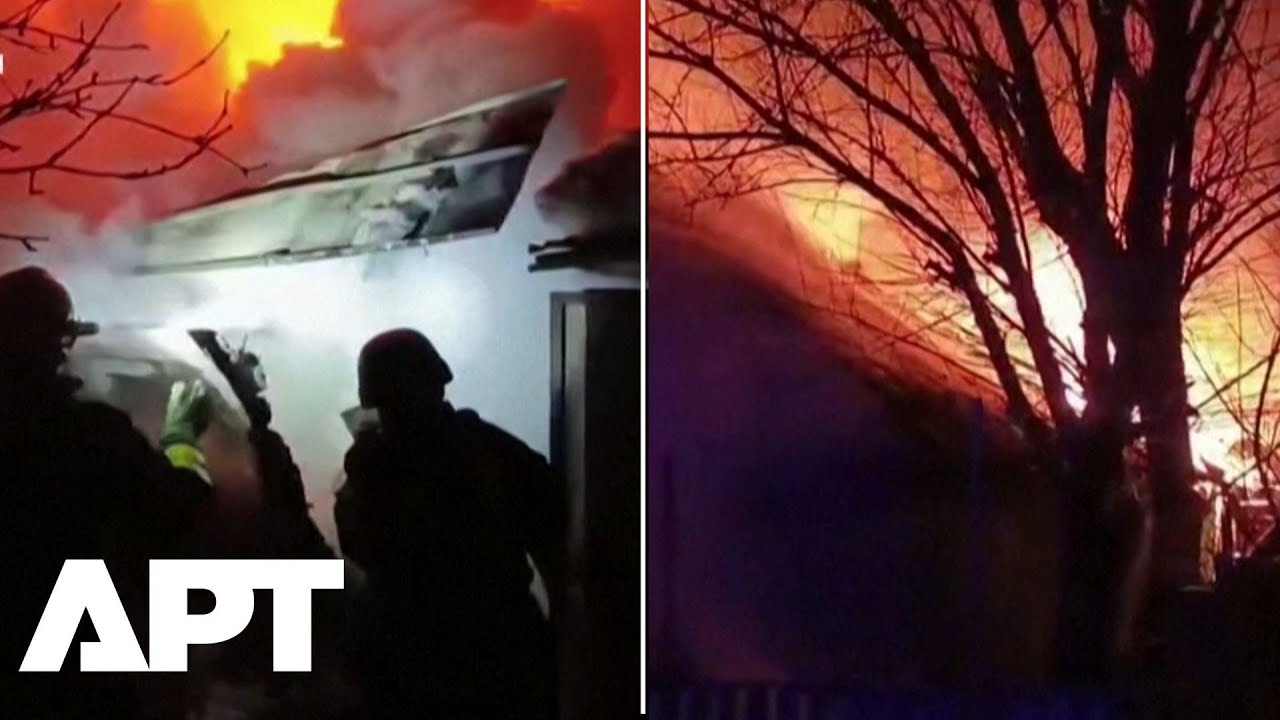 Overnight Strikes Tear Through Ukraine's Sumy, Homes Reduced to Smoldering Ruins | APT