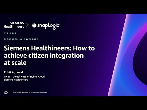 AWS re:Invent 2023 - Siemens Healthineers: How to achieve citizen integration at scale (BIZ215) Episode cover