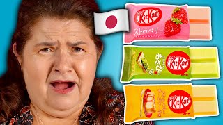 Mexican Moms Try Japanese Kit Kat for the First Time!