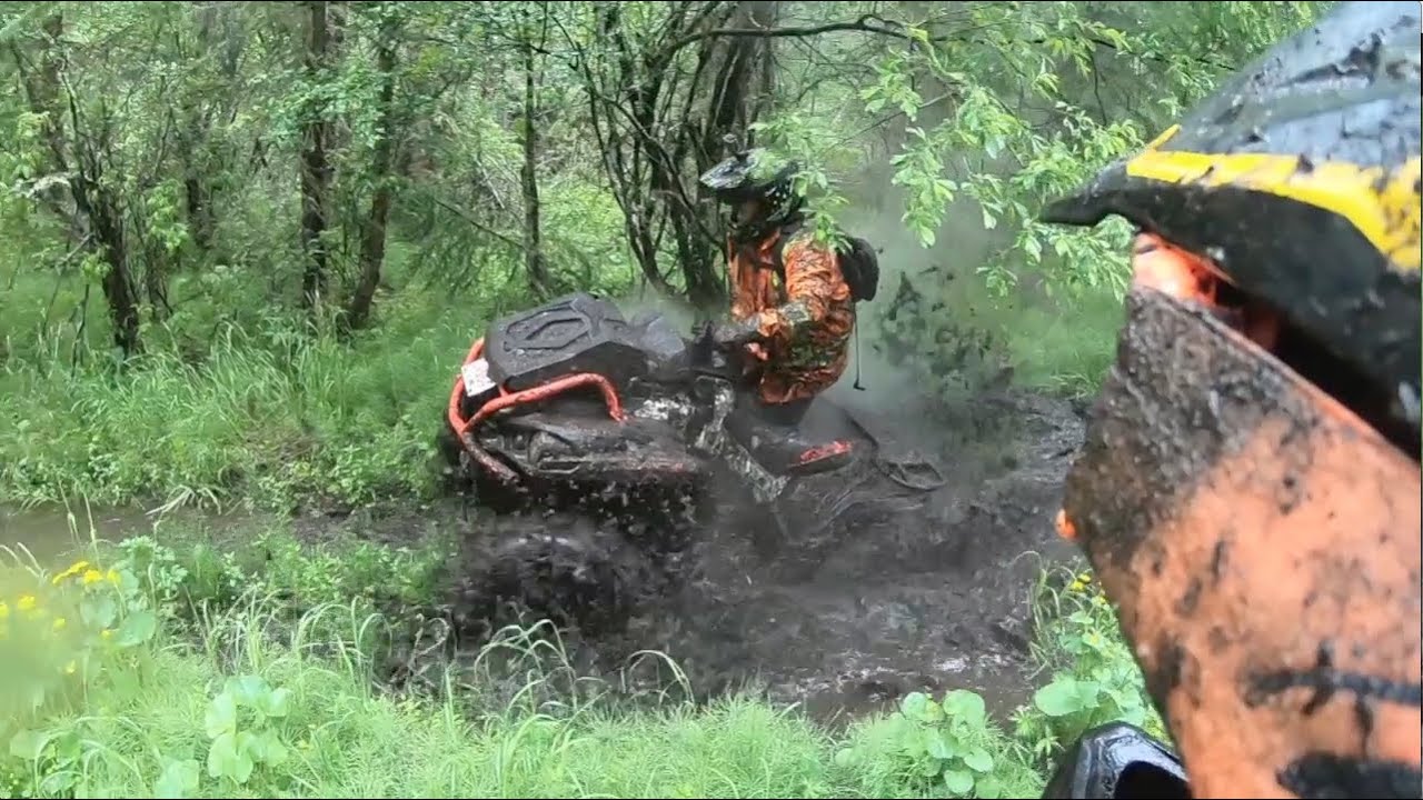 Awesome mud ride after rain fall, new sludgehammer tire testing