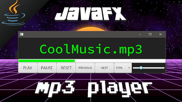 JavaFX mp3 music player 🎵