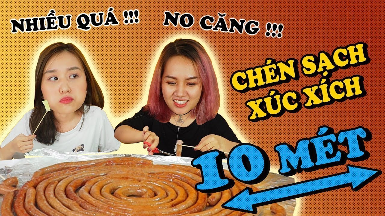 Ăn sạch XÚC XÍCH 10M để thả thính Châu Giang | BỤNG KHÔNG ĐÁY newsletter