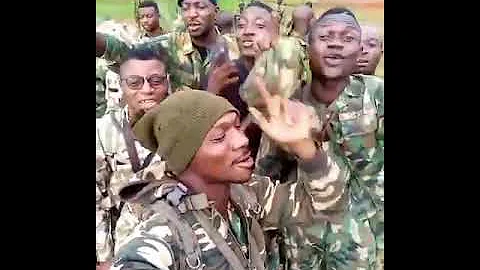 Nigerian soldiers fighting the insurgents in the North East sing anti Boko Haram song