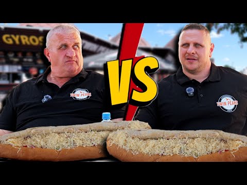 Óriási kiflis gyros (3.2 kg) kihívás a Twin Peaks-ben🤯💪🥙A NAGY párbaj ❗#reklám