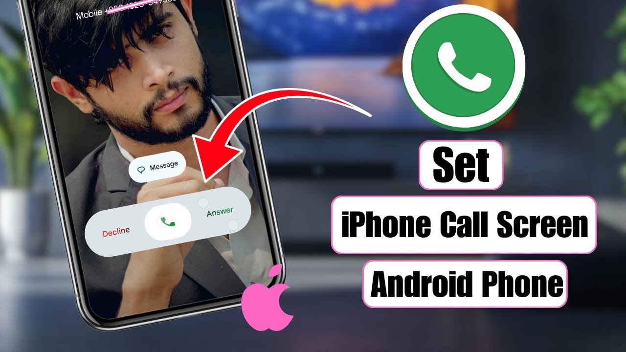 Как изменить экран звонящего Android на iPhone | Экран звонящего iOS 26 на любом Android