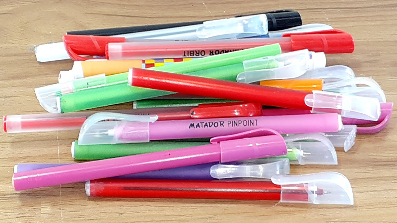 AMAZING CREATIVE IDEA WITH OLD PEN & COLOR WOOLEN BEST CRAFT WITH OLD