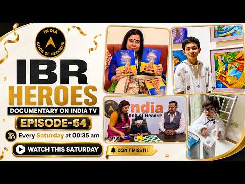 10,652 Lines Peace Poem & Blindfold Blitz Chess! 🏆 IBR Heroes Episode-64 | India TV