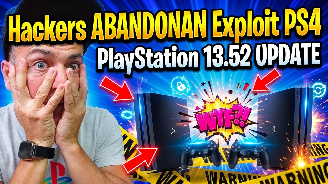 ¡PINTA MAL! Ya NO HAY EXPLOIT para TU PS4 y además ACTUALIZAN a 13.52 - Algo HUELE MAL
