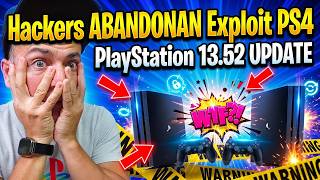 ¡PINTA MAL! Ya NO HAY EXPLOIT para TU PS4 y además ACTUALIZAN a 13.52 - Algo HUELE MAL