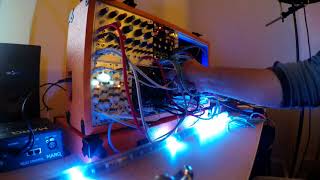 Andy pidcock Modular synth jam - featuring Qu bit, mutable instruments, erica synths