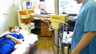 переносной рентген аппарат(Как производится рентген на дому при переломе шейки бедра. Более подробно на нашем сайте - http://www.vrachnadomu.ru/, 2010-07-09T09:49:31.000Z)