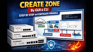 Create Zone by using GUI & CLI in FortiGate Firewall