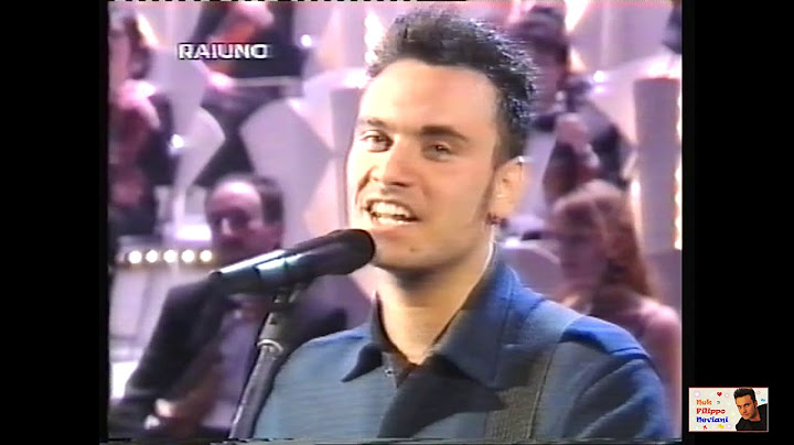 Nek -  Laura non c'è -  Sanremo 1997   (1° serata 19 02 1997)