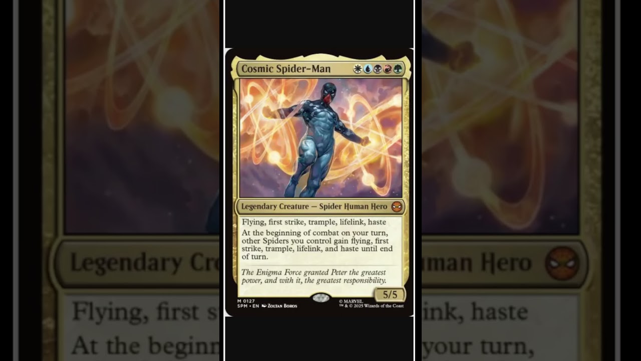 Cosmic Spider-Man MTG Marvel's Spider-Man Spoiler