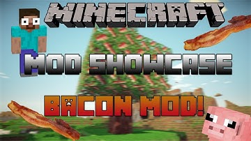Minecraft Mod Showcase: Bacon Mod!