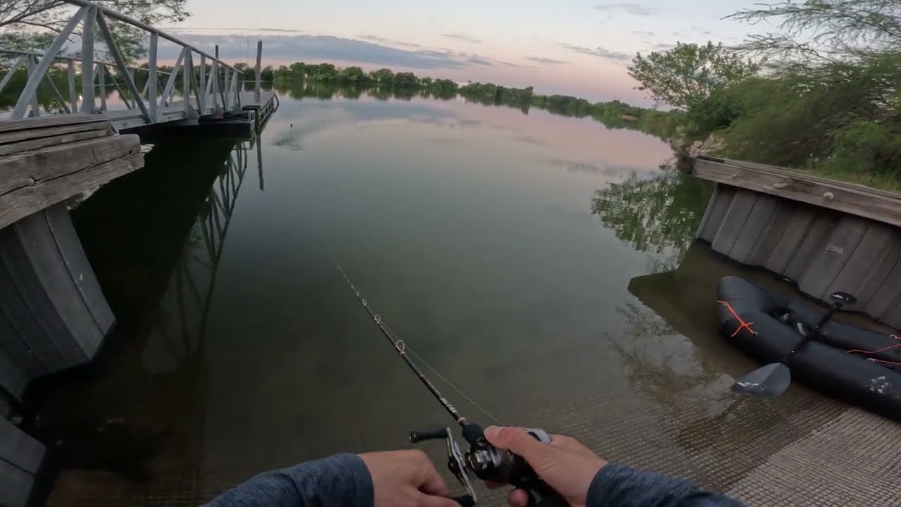 4K HDR Bass Fishing Live Streaming in USA Lake Kokopelli Packraft Rubber Boat Kayak Rafting Megabass