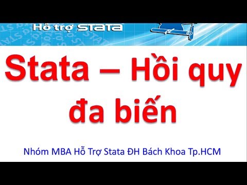 Video Stata - Hướng dẫn thực hành cách phân tích hồi quy... - youtube