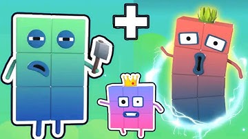 Merge Number Cube: Fam Run Part 6 ( NUMBERBLOCKS ) Merge Battles Number Lore Max Level