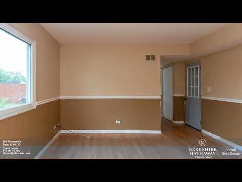 681 Thoreau Dr, Elgin, IL home video tour