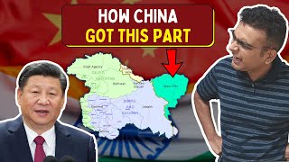 How China got half area of Ladakh?