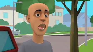 Clic Caillou Sneaks At Home To Watch Spongebobgrounded